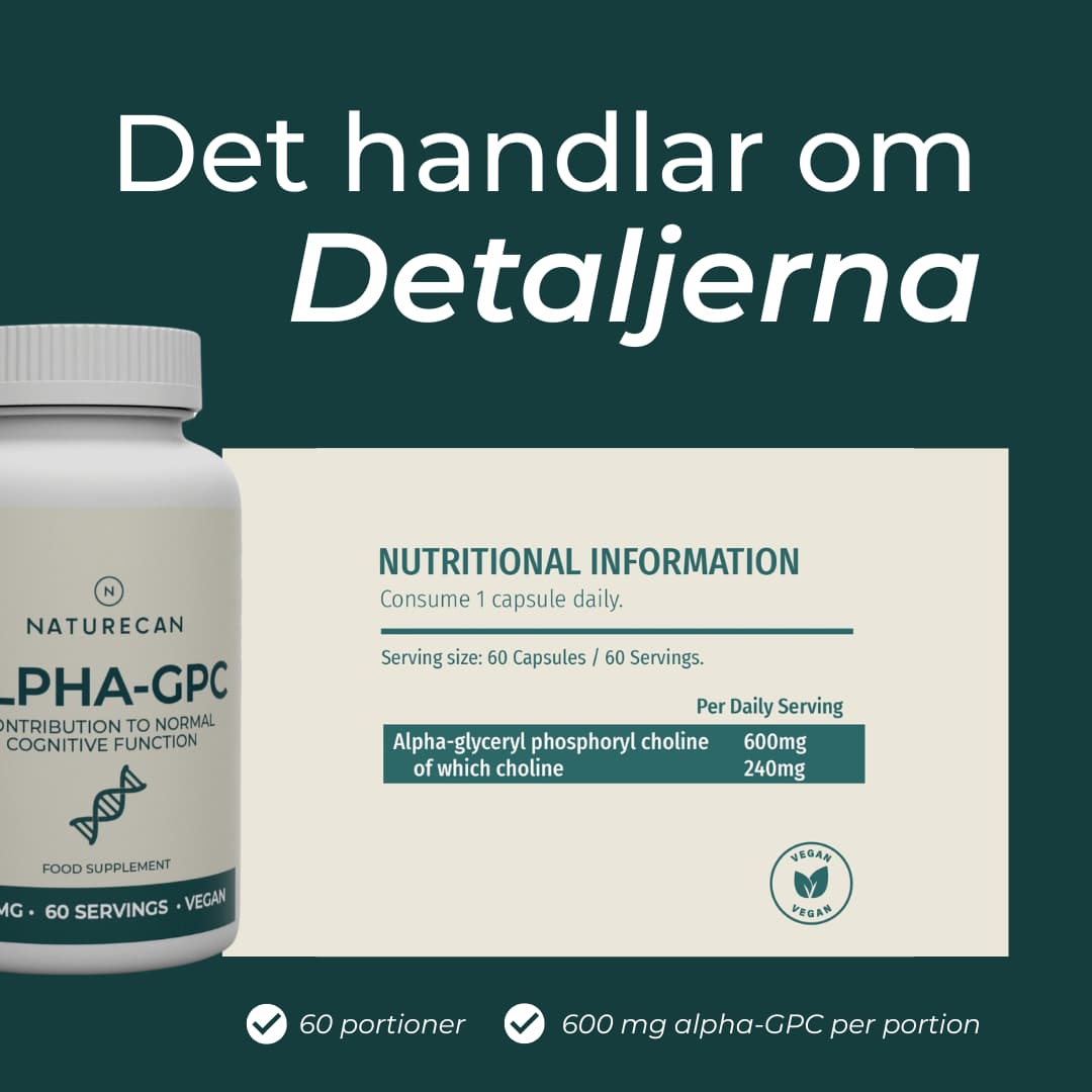 nutritional information alpha gpc