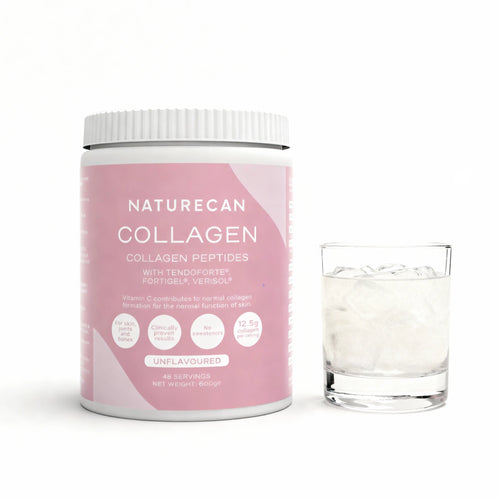 kollagen med glas