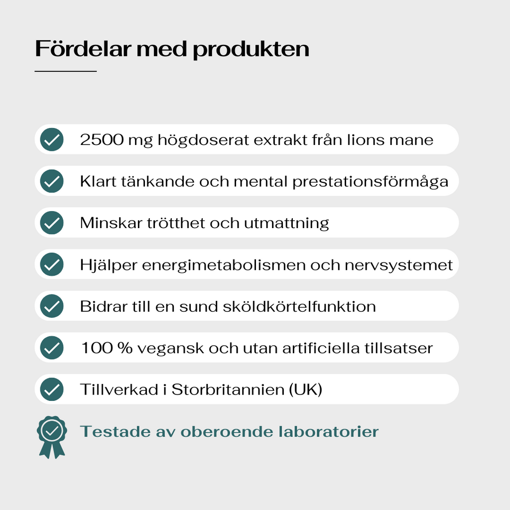 Lions Mane fördelar