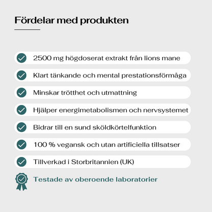 Lions Mane fördelar