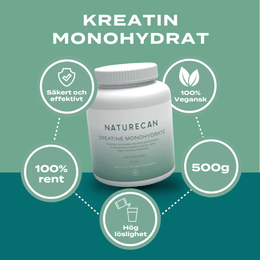 kreatin förmåner