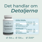 Vitamin D3/K2 kapslar näringsinformation