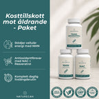 Kosttillskott mot åldrande