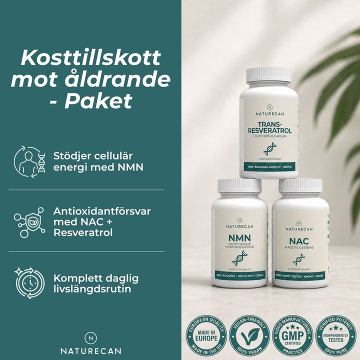 Kosttillskott mot åldrande
