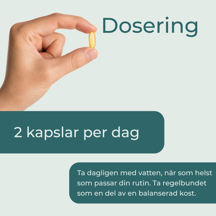 Vegansk omega-3 kapslar dosering