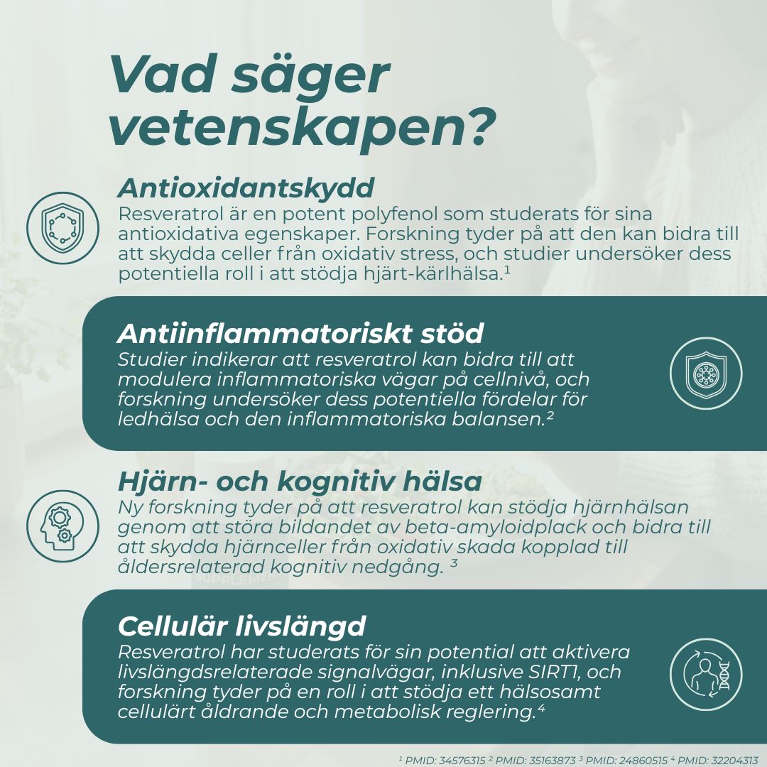 Resveratrol studier och vetenskap