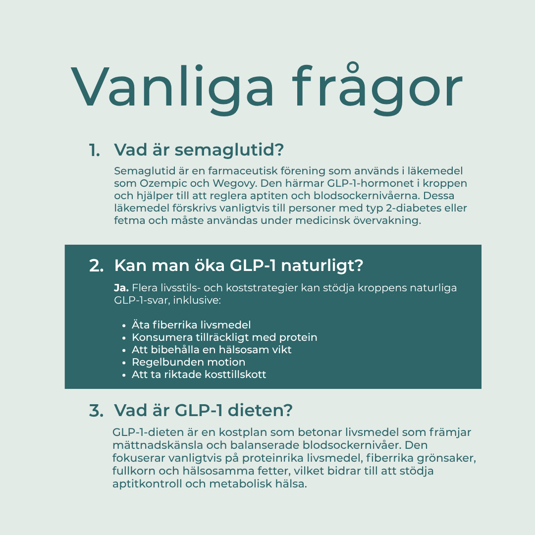 GLP 1 dieten