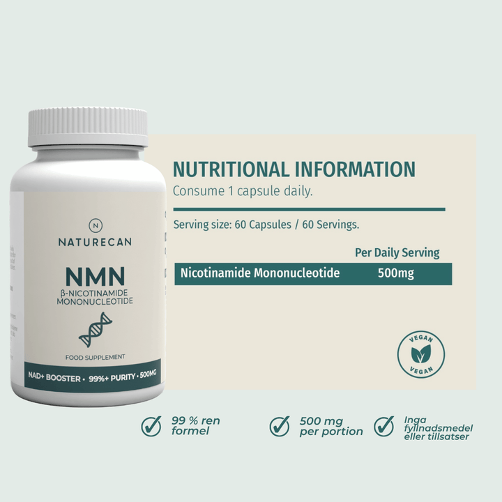 nmn nutritional information