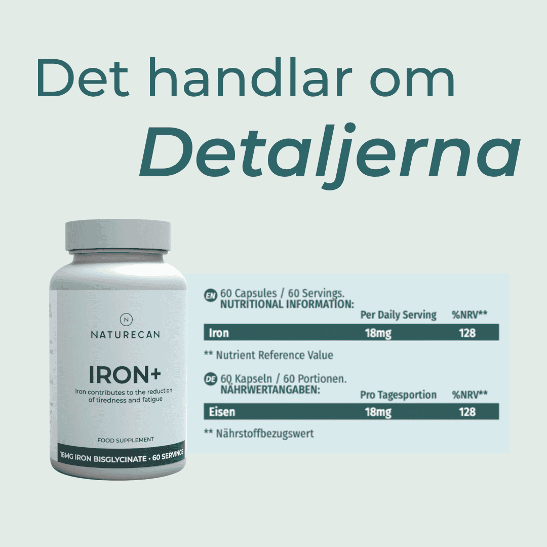 detaljer om Järntabletter