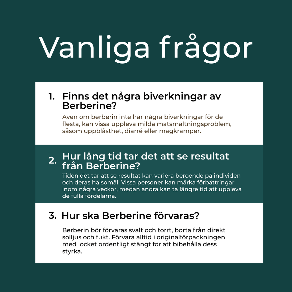 Berberine - 100% Ren & Naturlig