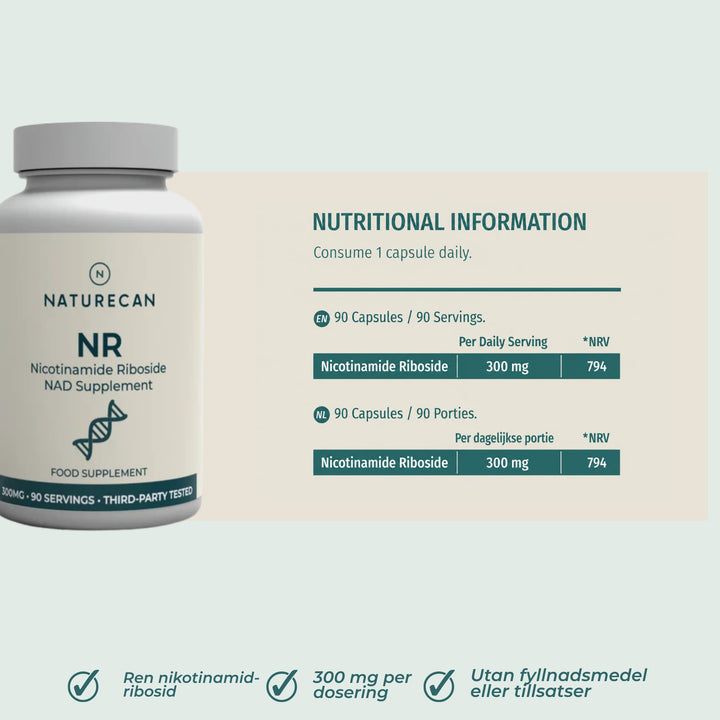 nutritional information nr