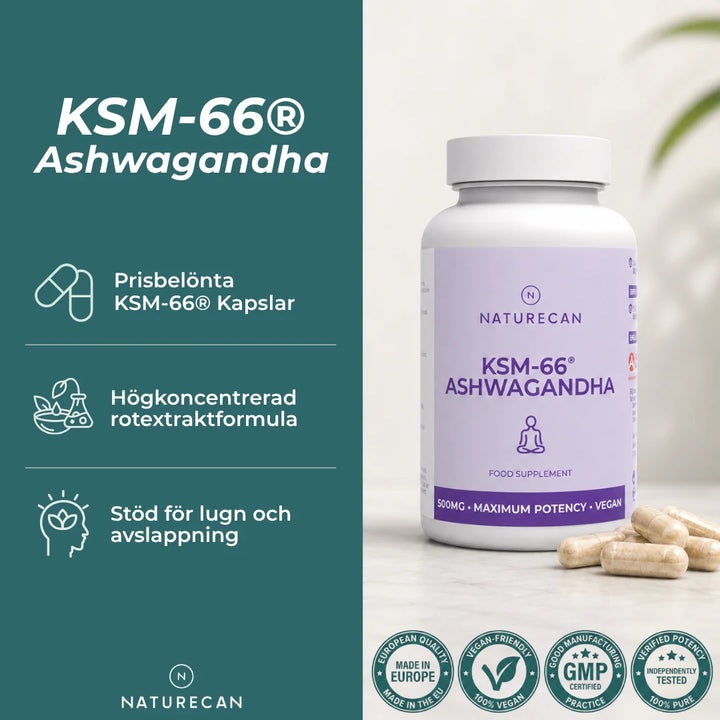 Ksm-66 ashwagandha kapslar