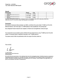 NMN pulver labbrapport 2