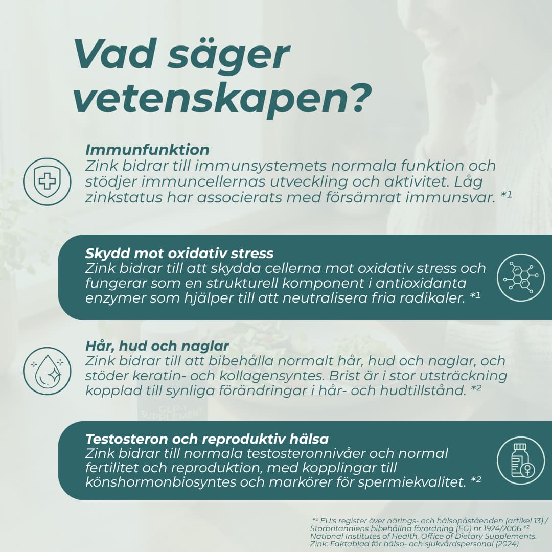 vetenskapen bakom zink